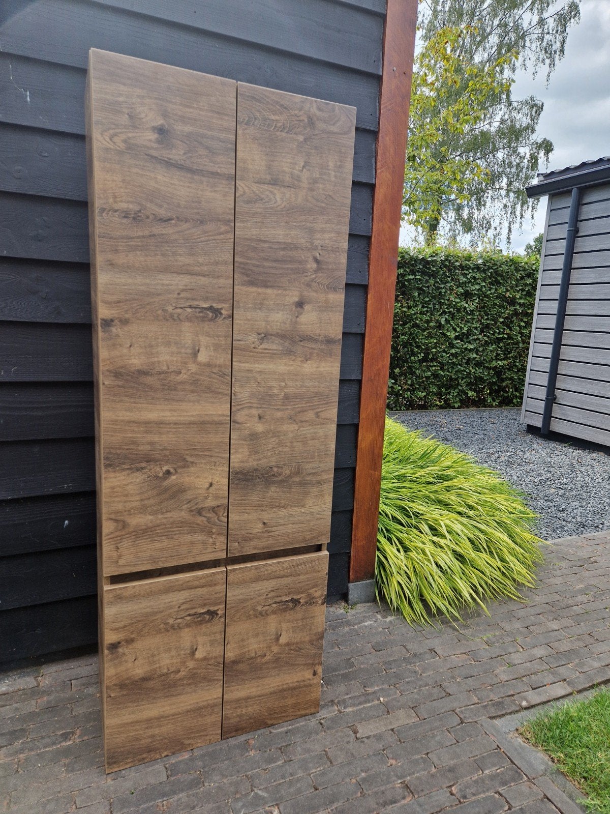 Nieuwe hoge kast voor in de badkamer 60cm breed, Ophalen, (Half)hoge kast, Nieuw, 50 tot 100 cm