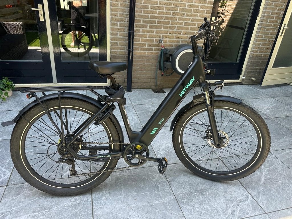 E bike hitway electrische fiets, Overige merken, Ophalen of Verzenden, Zo goed als nieuw, 50 km per accu of meer