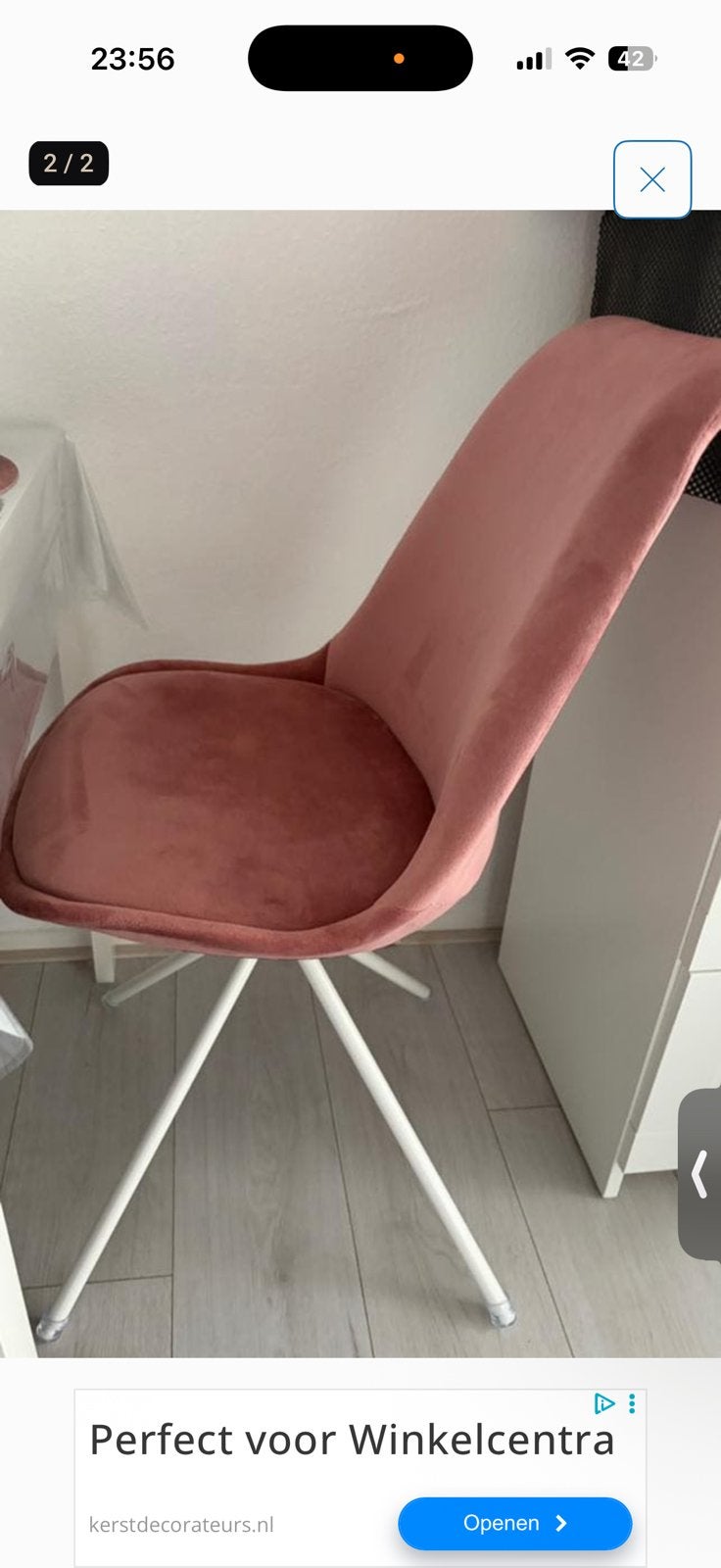2 senja stoelen, Huis en Inrichting, Ophalen, Zo goed als nieuw, Overige kleuren, Twee