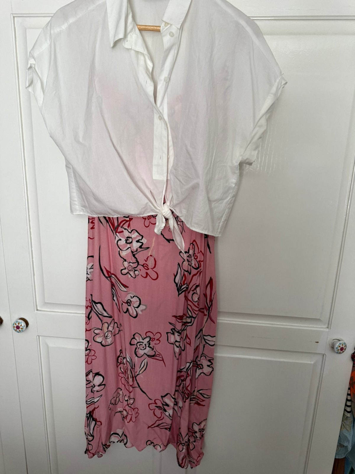 Desigual Zomerjurk met Knoopblouse - Maat 42/44, Maat 42/44 (L), Nieuw, Ophalen of Verzenden, Roze