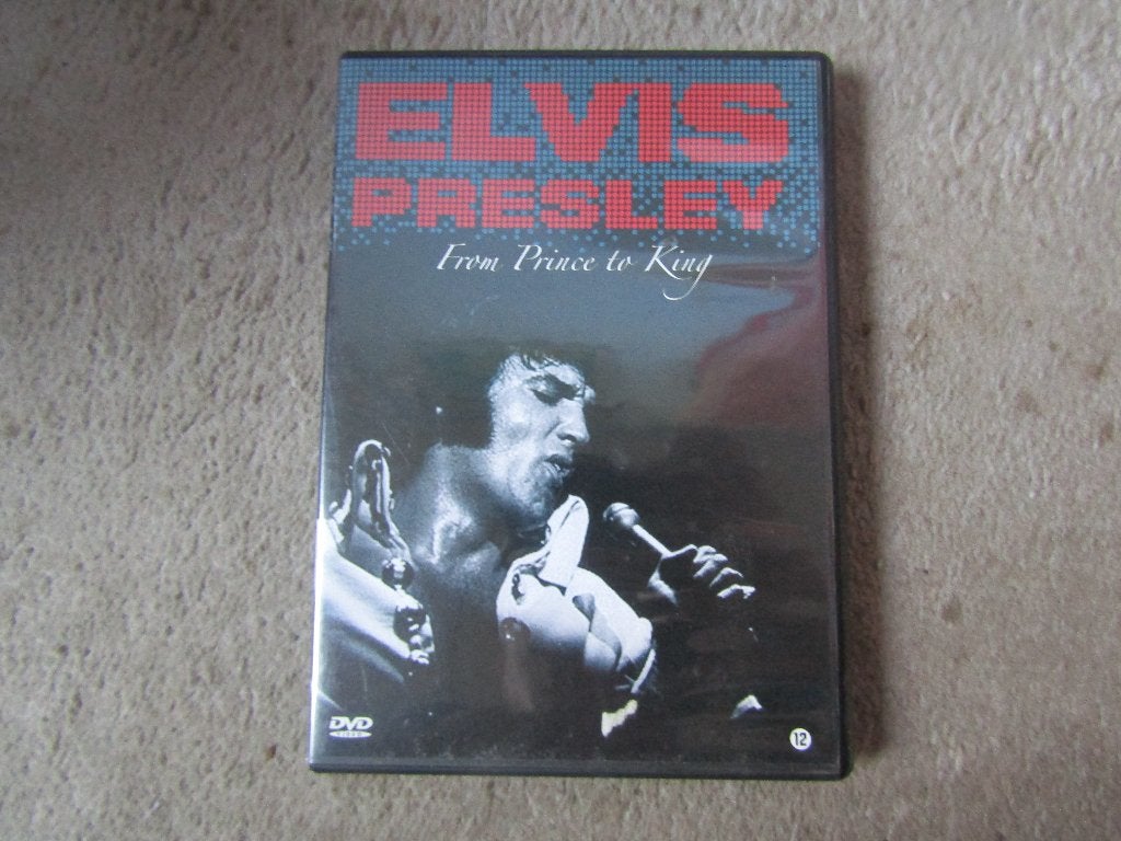DVD: Elvis Presley - from prince to king, Alle leeftijden, Ophalen of Verzenden, Concert, Gebruikt