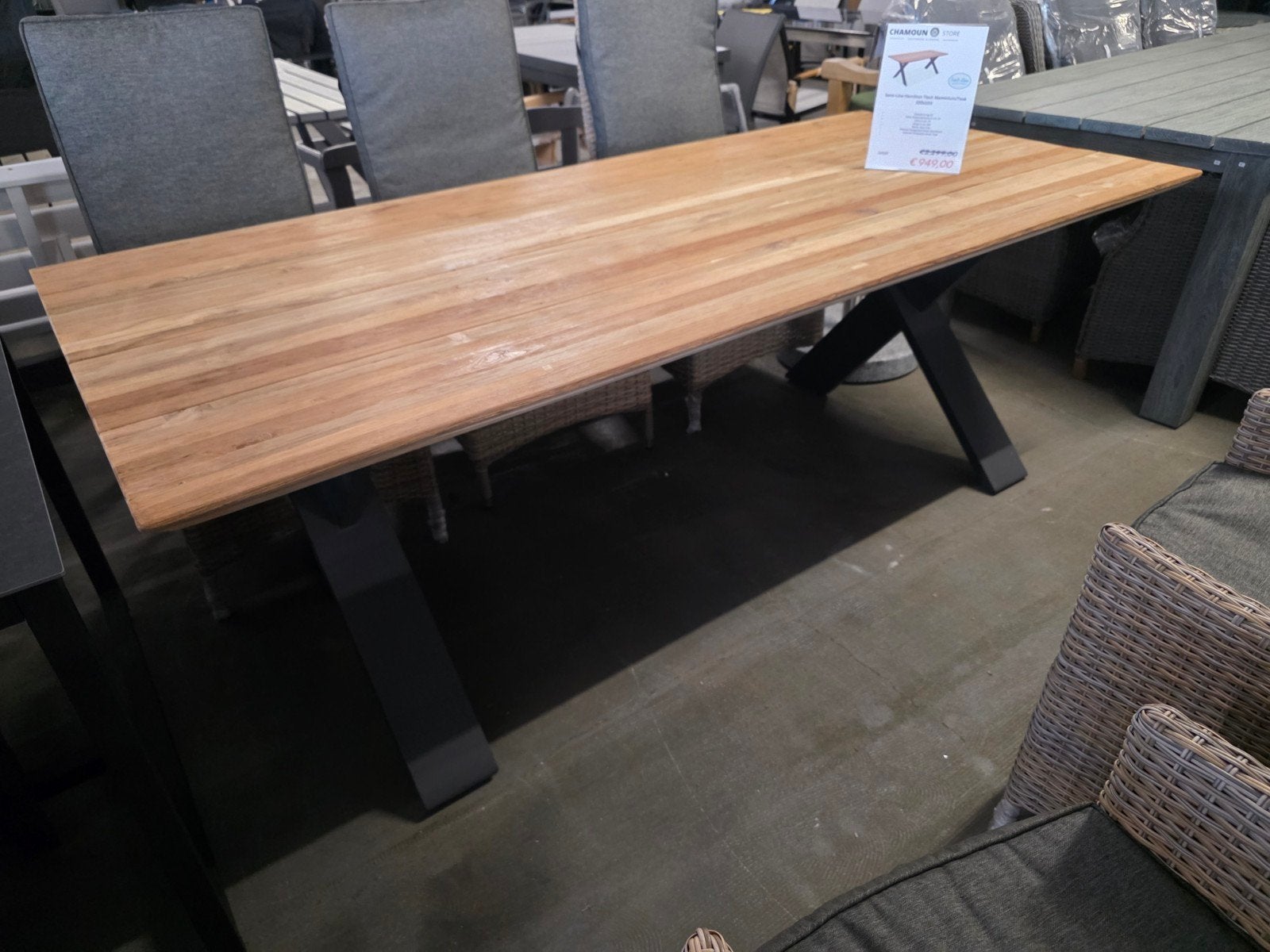Hamilton Tafel Teak/Aluminium - SenS-Line, Ophalen of Verzenden, Nieuw