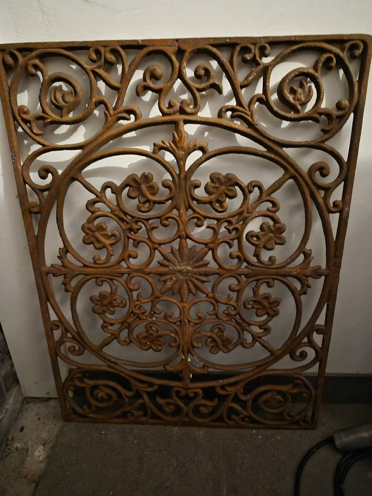 Gietijzeren Deurmat 40 x 60 cm - Klassiek Design, Tuin en Terras, Ophalen, Gietijzer, Buiten