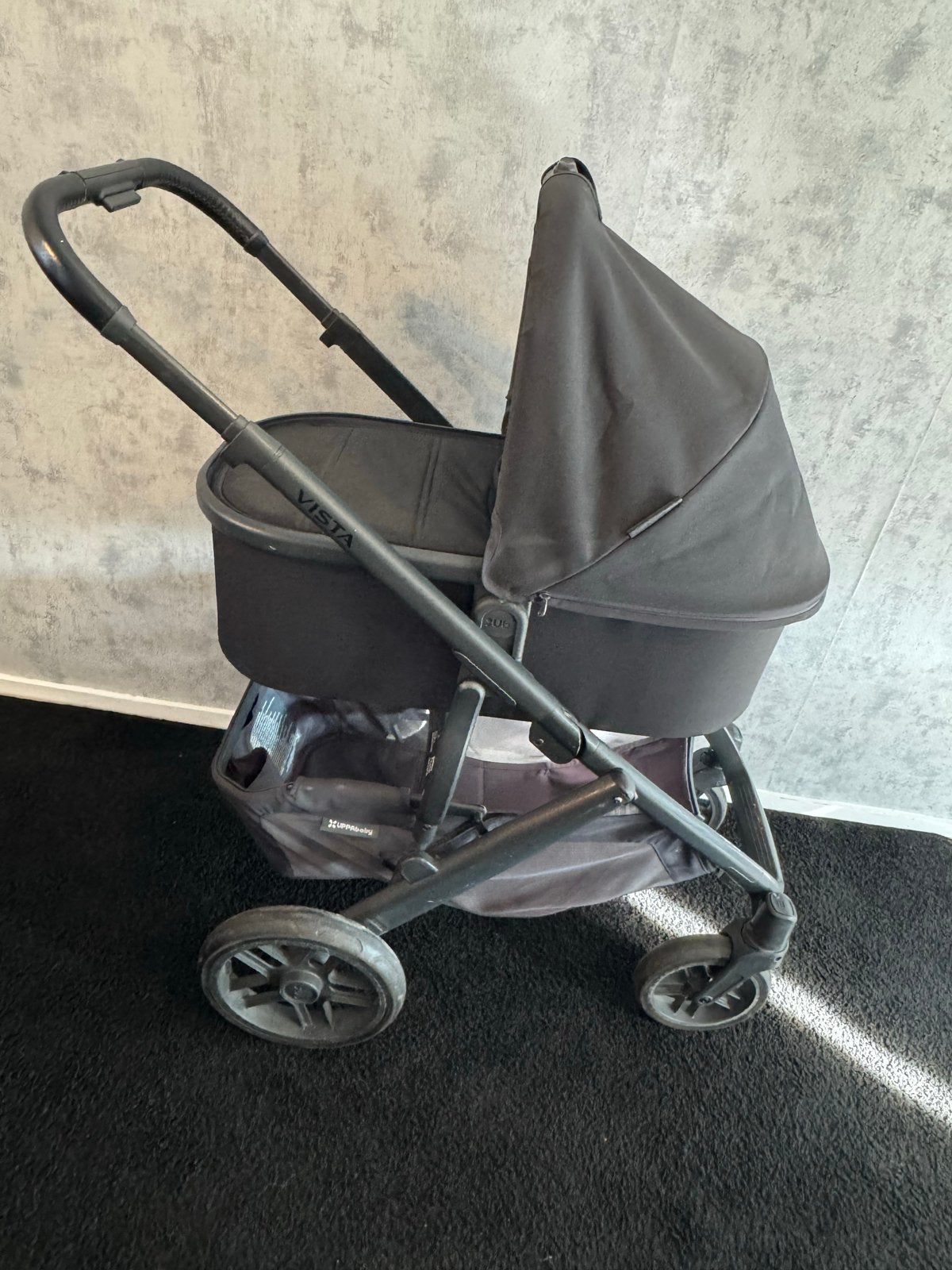 UPPAbaby Vista V2 Kinderwagen met reiswieg en Maxi-Cosi, Gebruikt, Combiwagen, Met autostoeltje, Ophalen