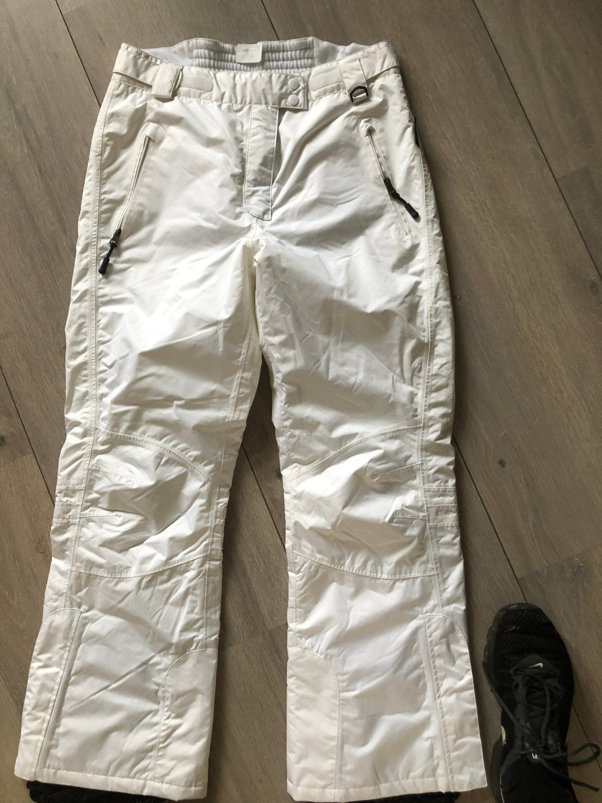Te koop: skibroek, wit, maat, Kleding | Dames, Ophalen of Verzenden, Zo goed als nieuw, Maat 38/40 (M), Broek