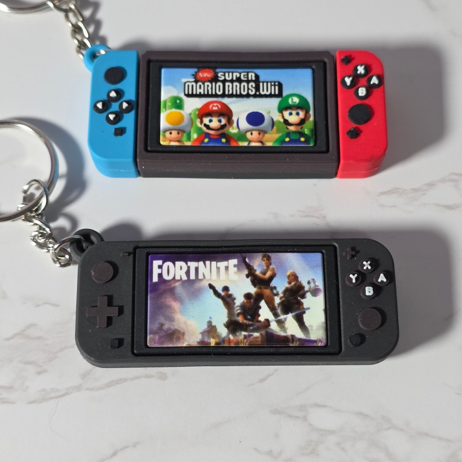 Super Mario Fortnite Nintendo Switch Sleutelhangers, Spelcomputers en Games, Ophalen of Verzenden