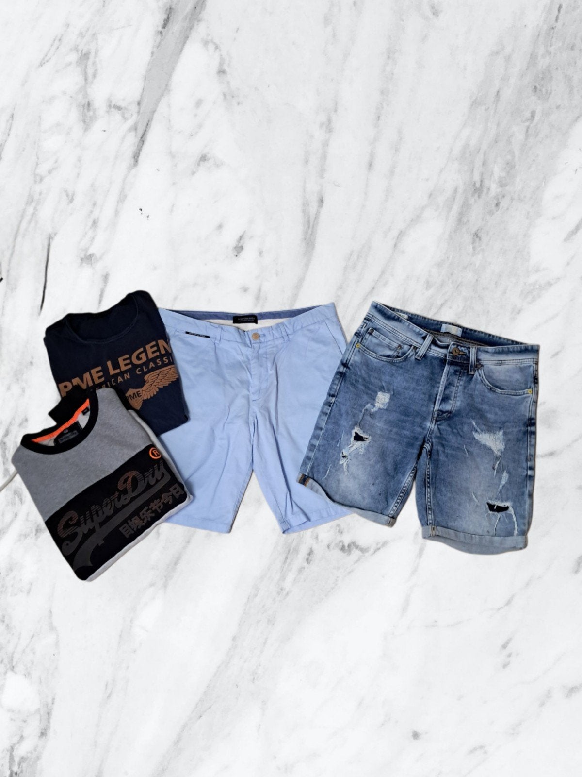 Pakket  kleding: PME, Scotch & Soda, Superdry, Jack & Jones, Ophalen of Verzenden, Gedragen, Maat 48/50 (M)