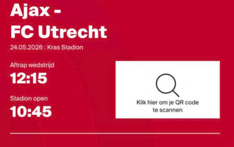 2 kaarten Ajax Utrecht, Verzamelen, Ophalen of Verzenden, Zo goed als nieuw, Ajax, Poster, Plaatje of Sticker