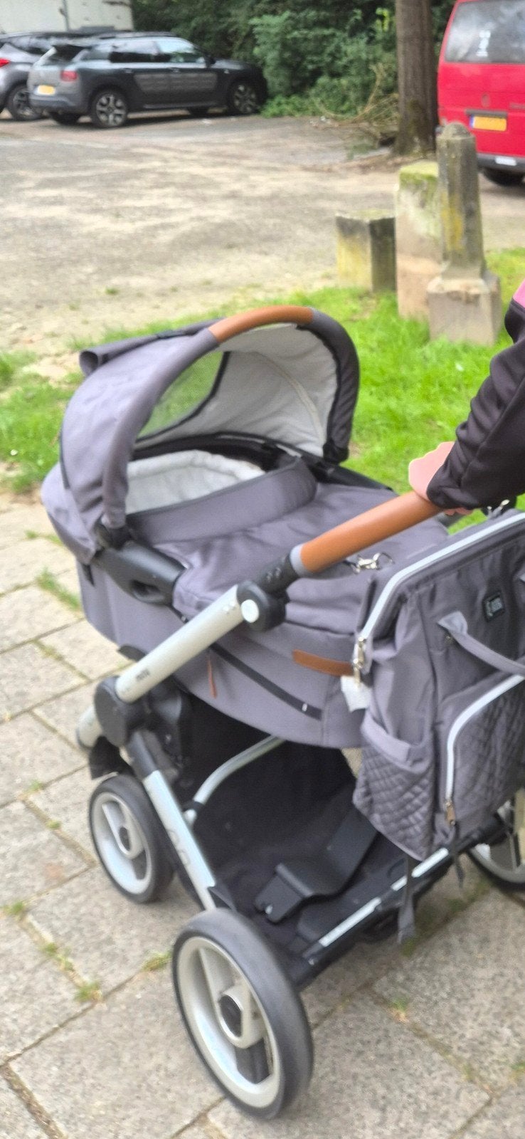 Mutsy kinderwagen met adapters en zitje, Ophalen of Verzenden
