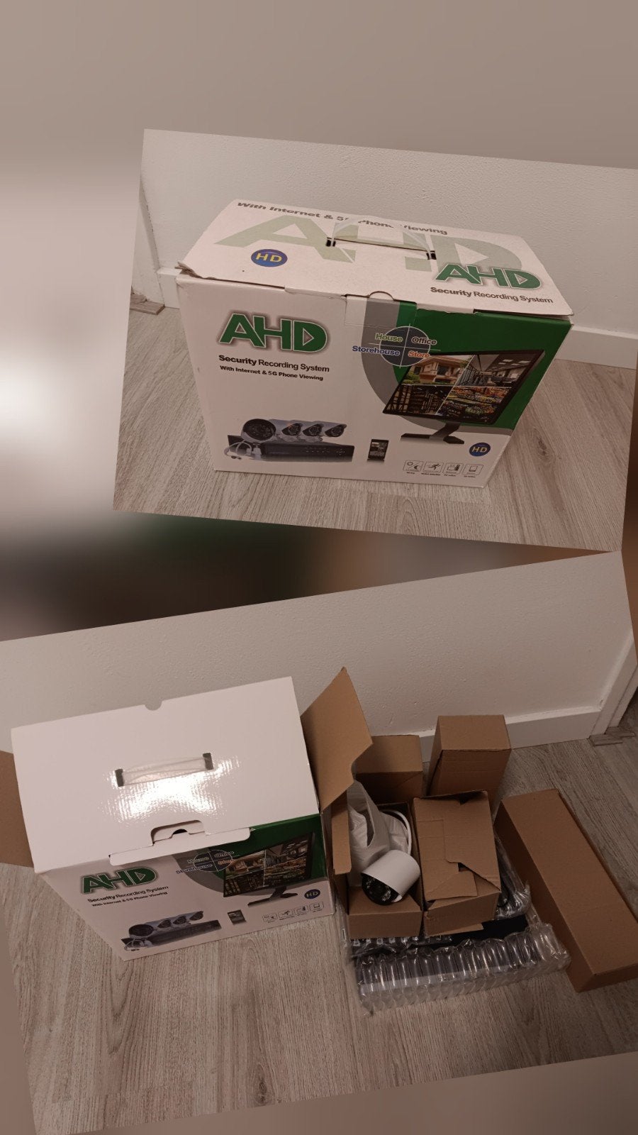 AHD HD Beveiligingscamerasysteem met 4 camera's, Ophalen of Verzenden, Nieuw, Buitencamera