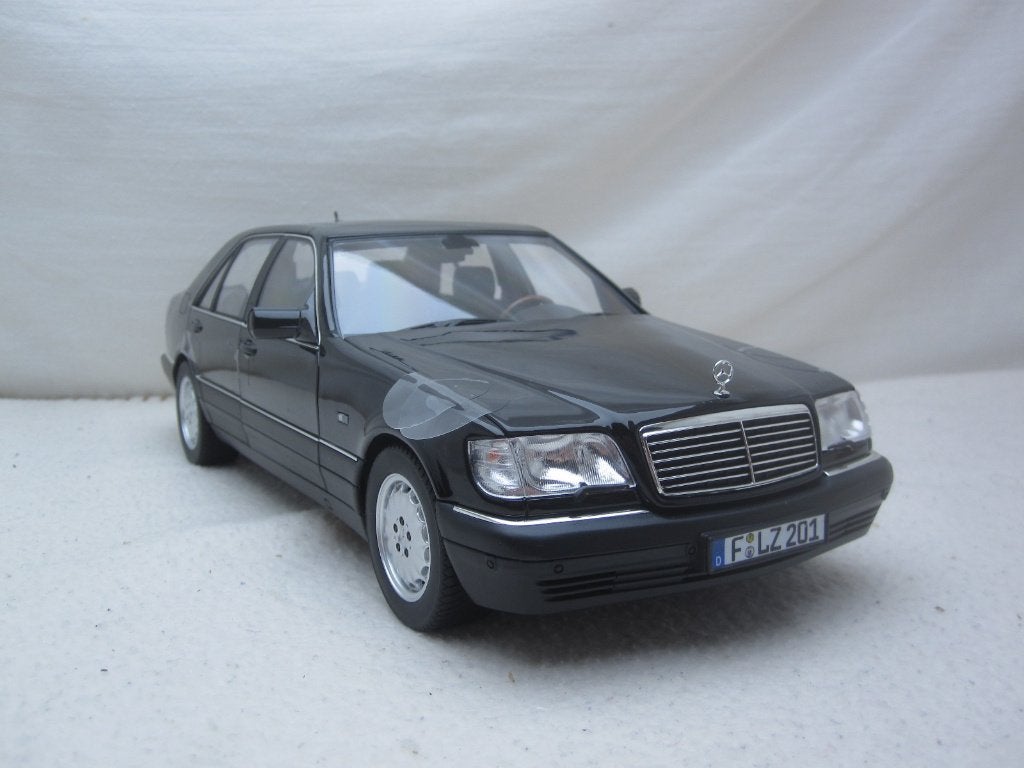 Mercedes - Benz S600 W140 zwart metallic 1:18 Norev, Hobby en Vrije tijd, Ophalen of Verzenden, Nieuw, Auto, Norev