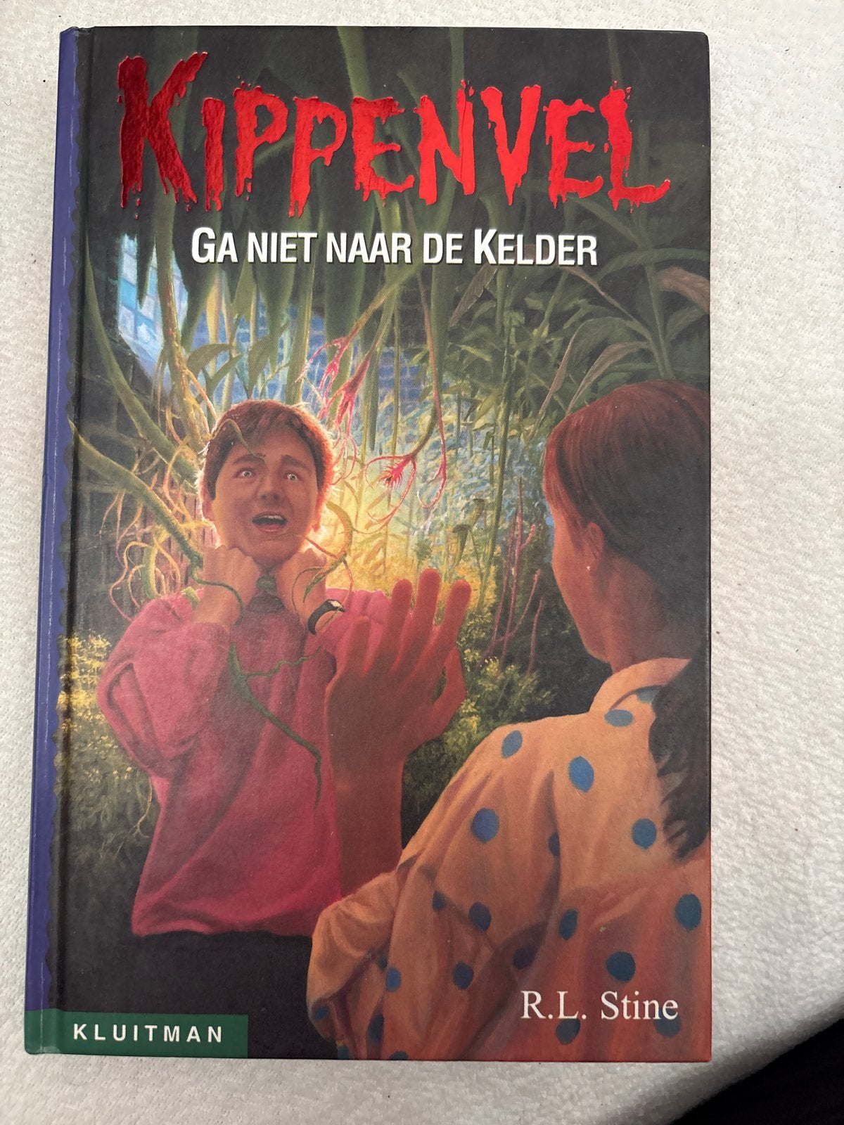 Kippenvel: Ga niet naar de kelder - R.L. Stine (Zeer goede s, Ophalen of Verzenden, Zo goed als nieuw, Fictie algemeen