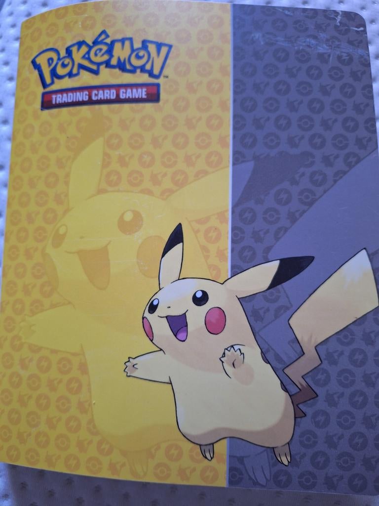 Pokémon verzamelboekje met 46 kaartjes en 2 grote kaarten, Ophalen of Verzenden
