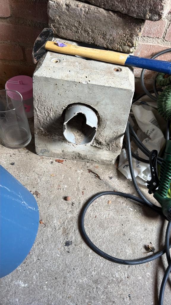 2x beton poor gratis oohalen, Ophalen, Gebruikt, Overige typen