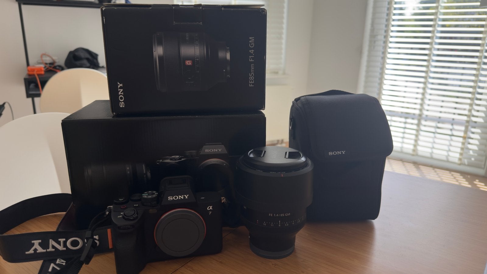 Sony Alpha 7 IV met FE 85mm F1.4 GM lens