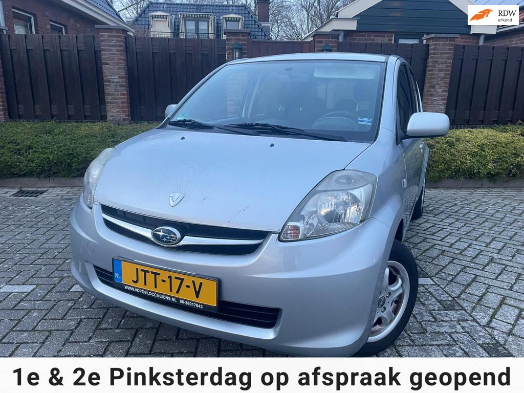 Subaru Justy / Daihatsu sirion 1.0 Comfort 5drs AIRCO ISOFIX, Voorwielaandrijving, Justy, Gebruikt, Zwart