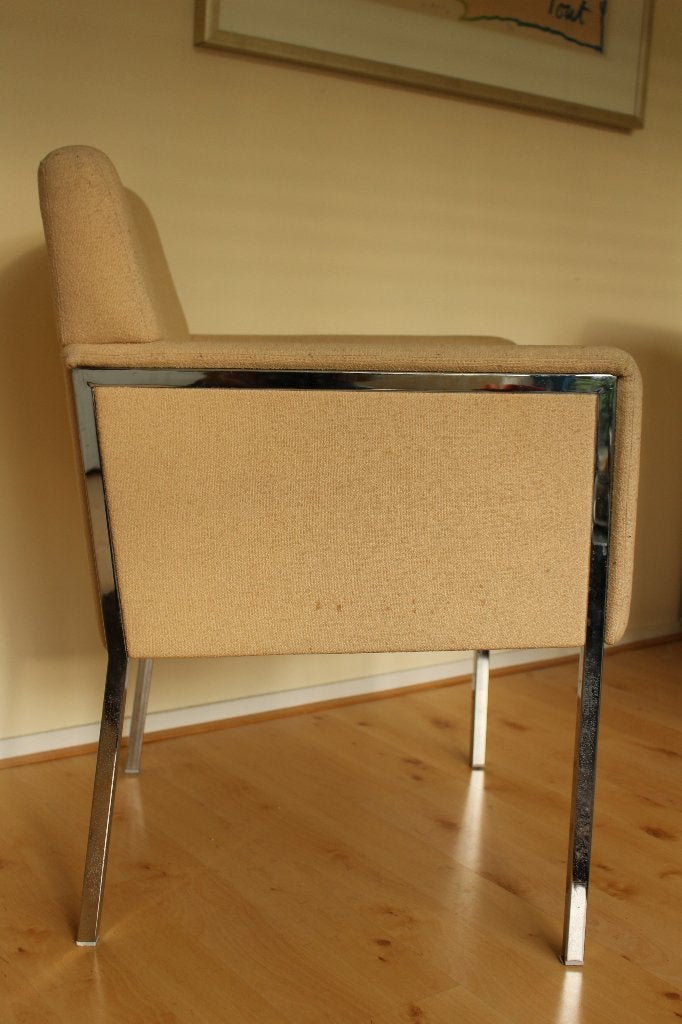 2 Moroso Steel stoelen, Ophalen, Gebruikt, Metaal, Twee