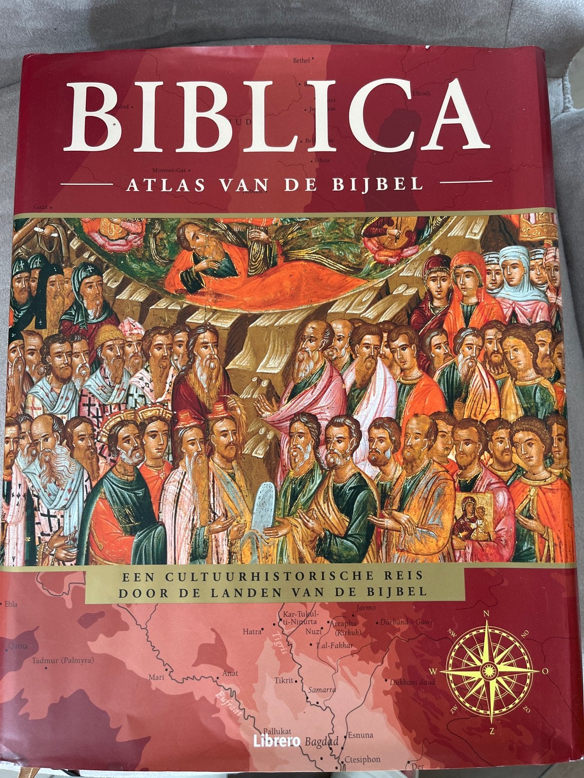 Biblica: Atlas van de Bijbel - Cultuurhistorische Reis, Boeken, Ophalen of Verzenden, Zo goed als nieuw, Christendom | Katholiek