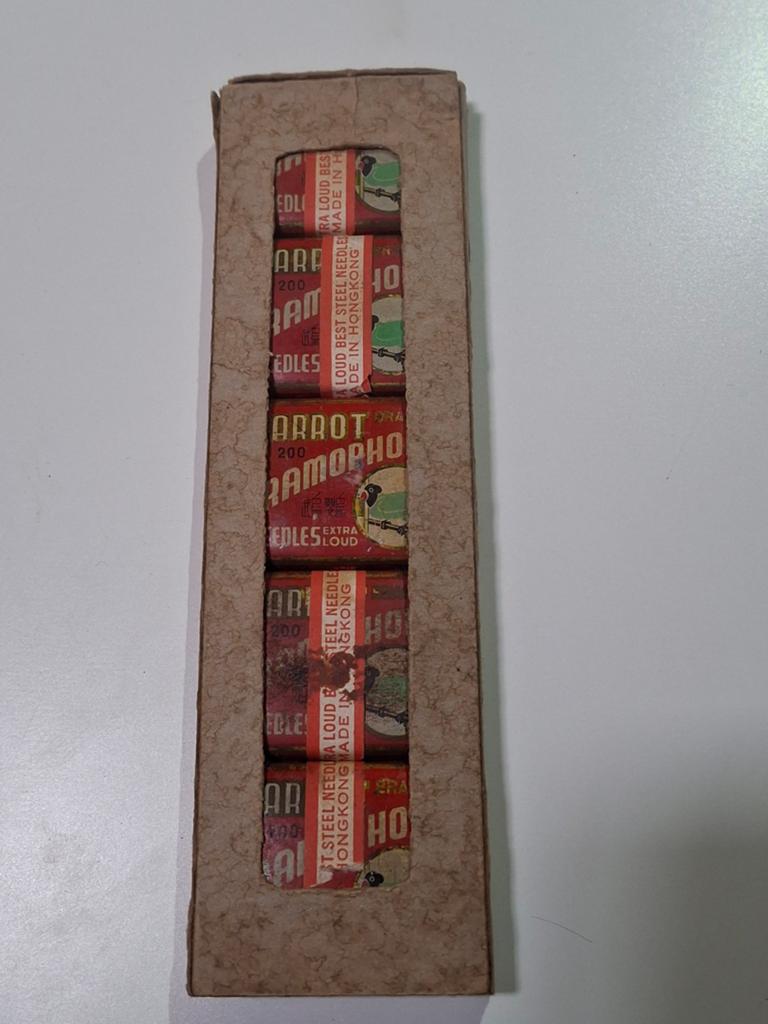 Vintage Grammofoon Naalden - Parrot Merk, Hong Kong, Ophalen of Verzenden