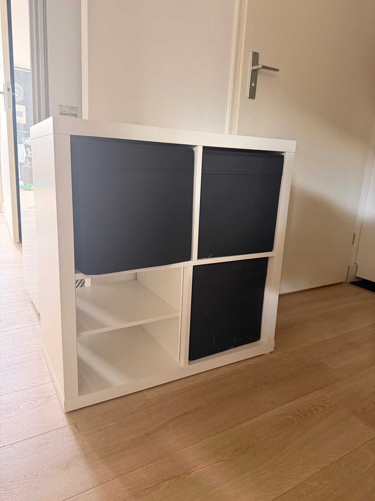 Ikea Kallax kast met 4 vakken - Gebruikt, Ophalen, Gebruikt