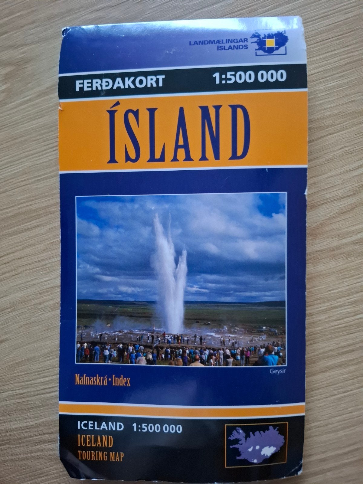 Wegenkaart IJsland 1:500 000, Gelezen, 2000 tot heden, Landkaart, Europa Overig