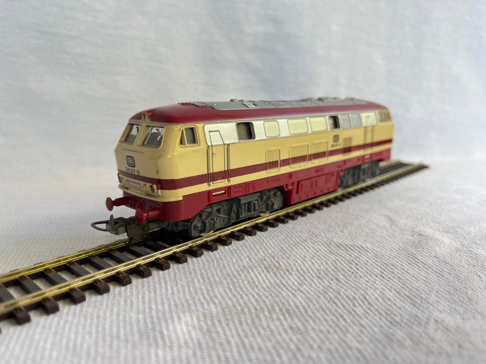 Lima 1631L DB 218 217-8 TEE diesellok, Gebruikt, Ophalen of Verzenden, Analoog, Lima