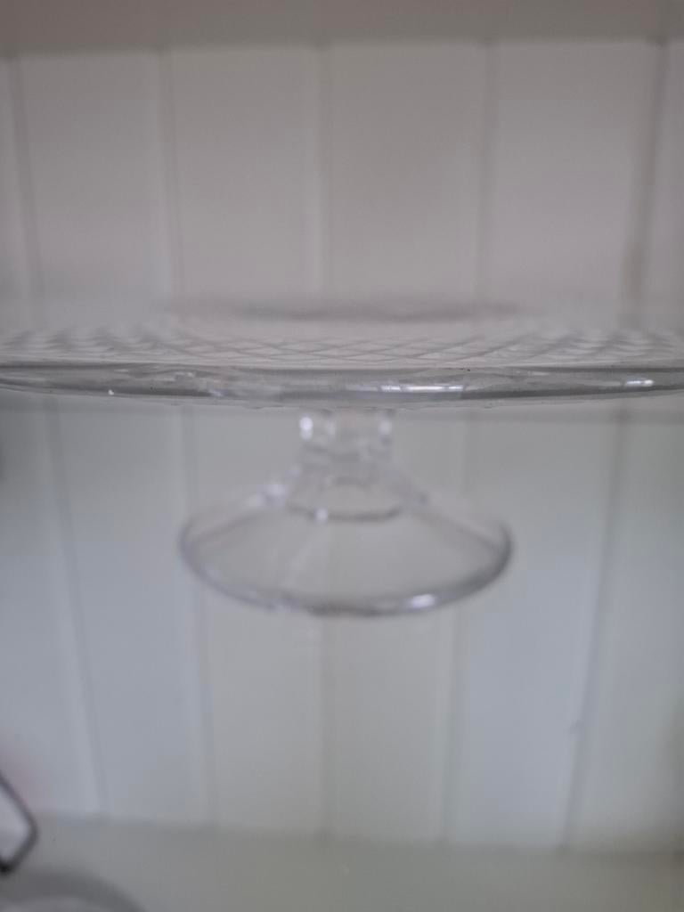 Taart plateau, Ophalen, Glas, Overige stijlen, Schaal of Schalen