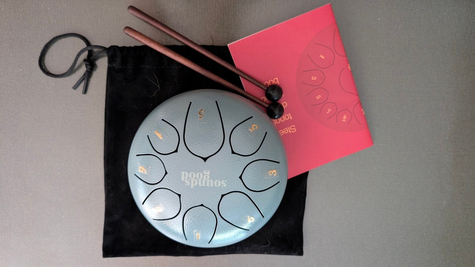Steel Tongue Drum (Tongue Drum) met accessoires 15cm, Muziek en Instrumenten, Ophalen of Verzenden, Zo goed als nieuw, Overige merken