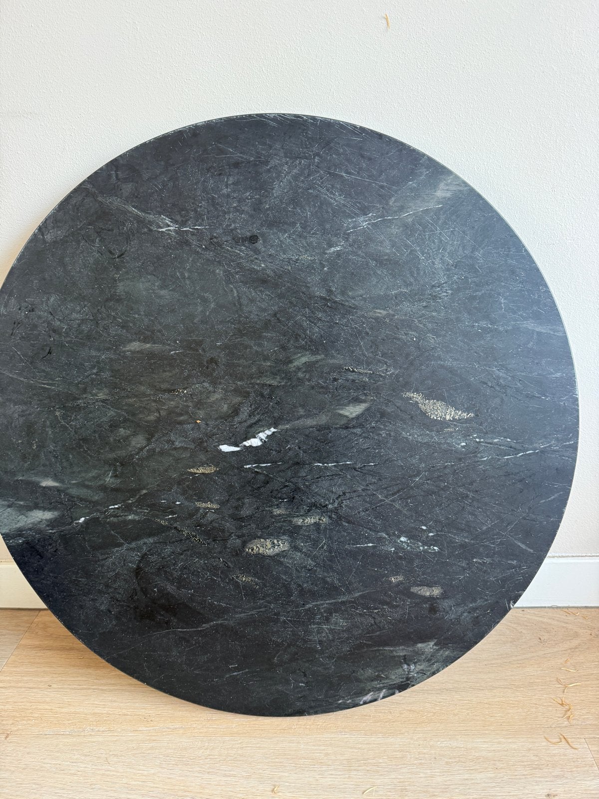 Rond marmeren tafelblad - 75 cm diameter, Ophalen, Overige materialen, Gebruikt, 50 tot 100 cm