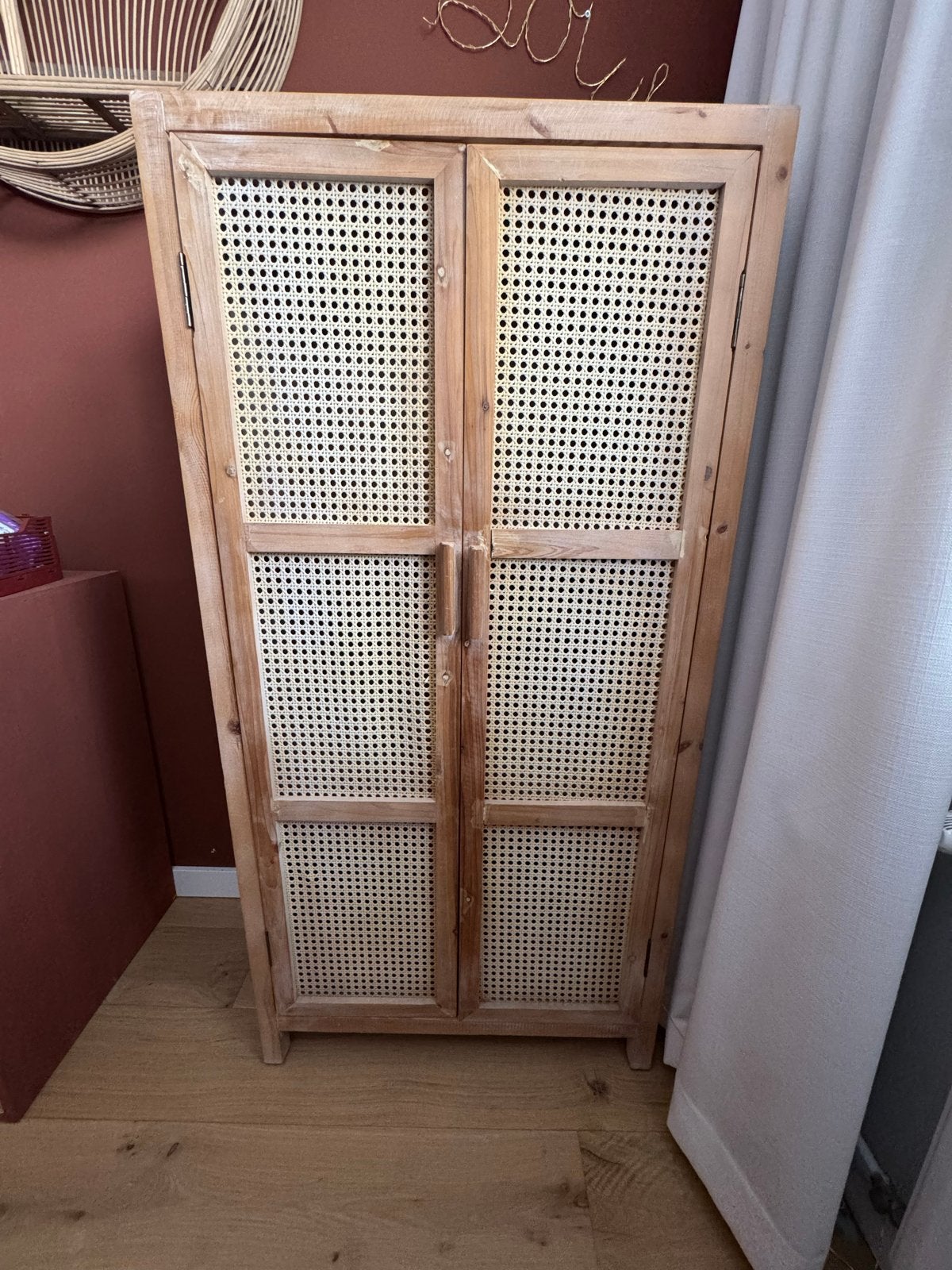 Webbing kast - xenos, Huis en Inrichting, Kasten | Kledingkasten, Ophalen, Gebruikt, 100 tot 150 cm, 50 tot 100 cm