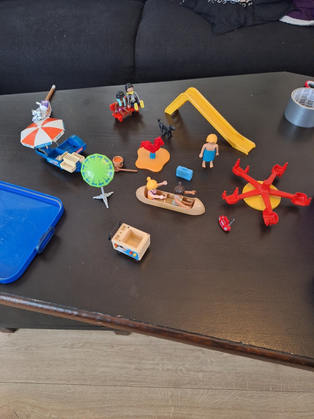 Playmobil Speeltuin & Strand Set met Poppetjes, Ophalen of Verzenden, Gebruikt, Losse onderdelen, Overige typen