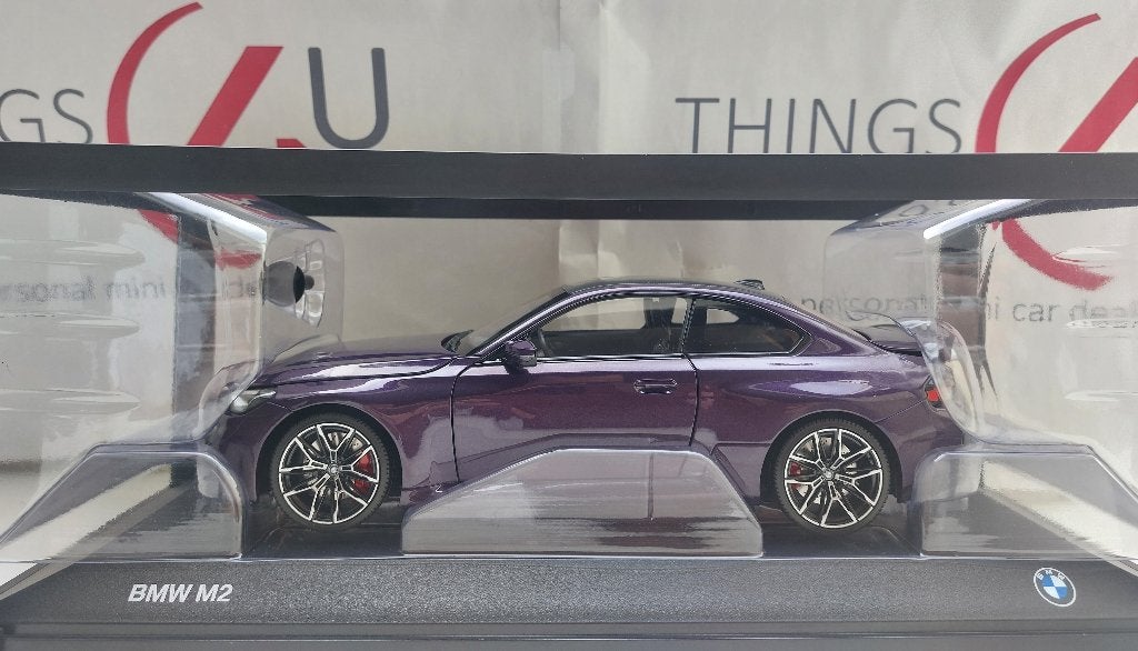 Minichamps 1:18 BMW M2 (G87) Thundernight Metallic nieuw, Ophalen of Verzenden, Nieuw, Auto, MiniChamps