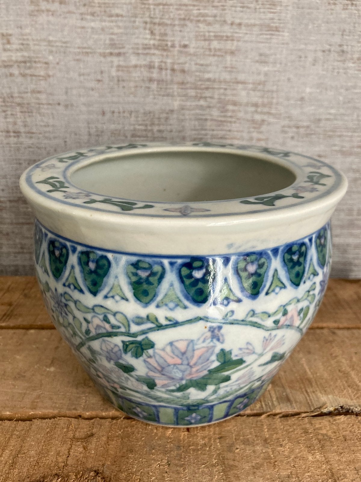 Chinese bloempot, M14, in perfecte staat, Tuin en Terras, Bloempotten, Zo goed als nieuw, Aardewerk, Binnen, Minder dan 40 cm