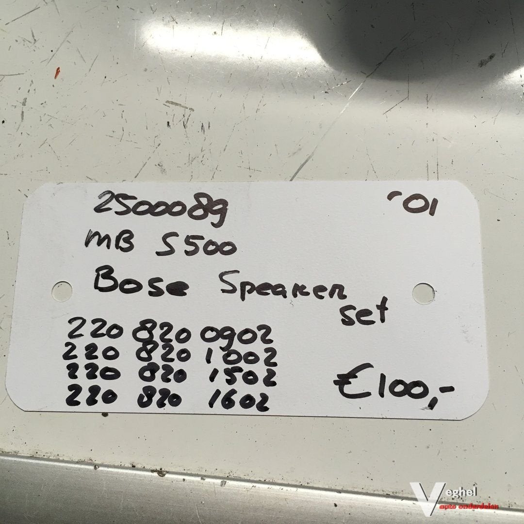 Mercedes S500 5.0 automaat start stop 2001 25000098  Speaker, Auto diversen, Ophalen of Verzenden, -, -, -