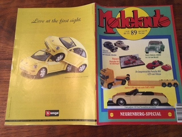 Modelauto tijdschrift , apr 1999 als nieuw. prijs 5 euro, Ophalen of Verzenden, Zo goed als nieuw, Overige typen