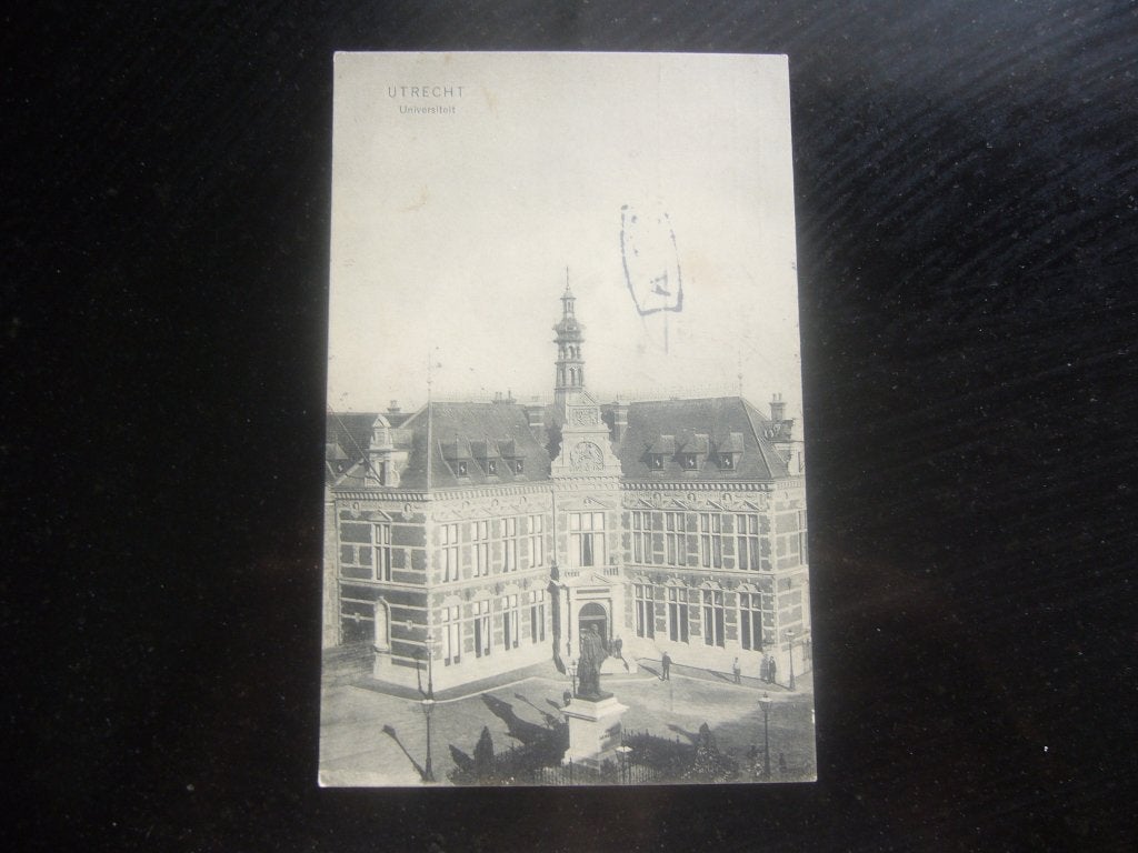 UTRECHT  =  UNIVERSITEIT BRIEFKAART  1910, Ophalen of Verzenden, Voor 1920, Gelopen, Utrecht