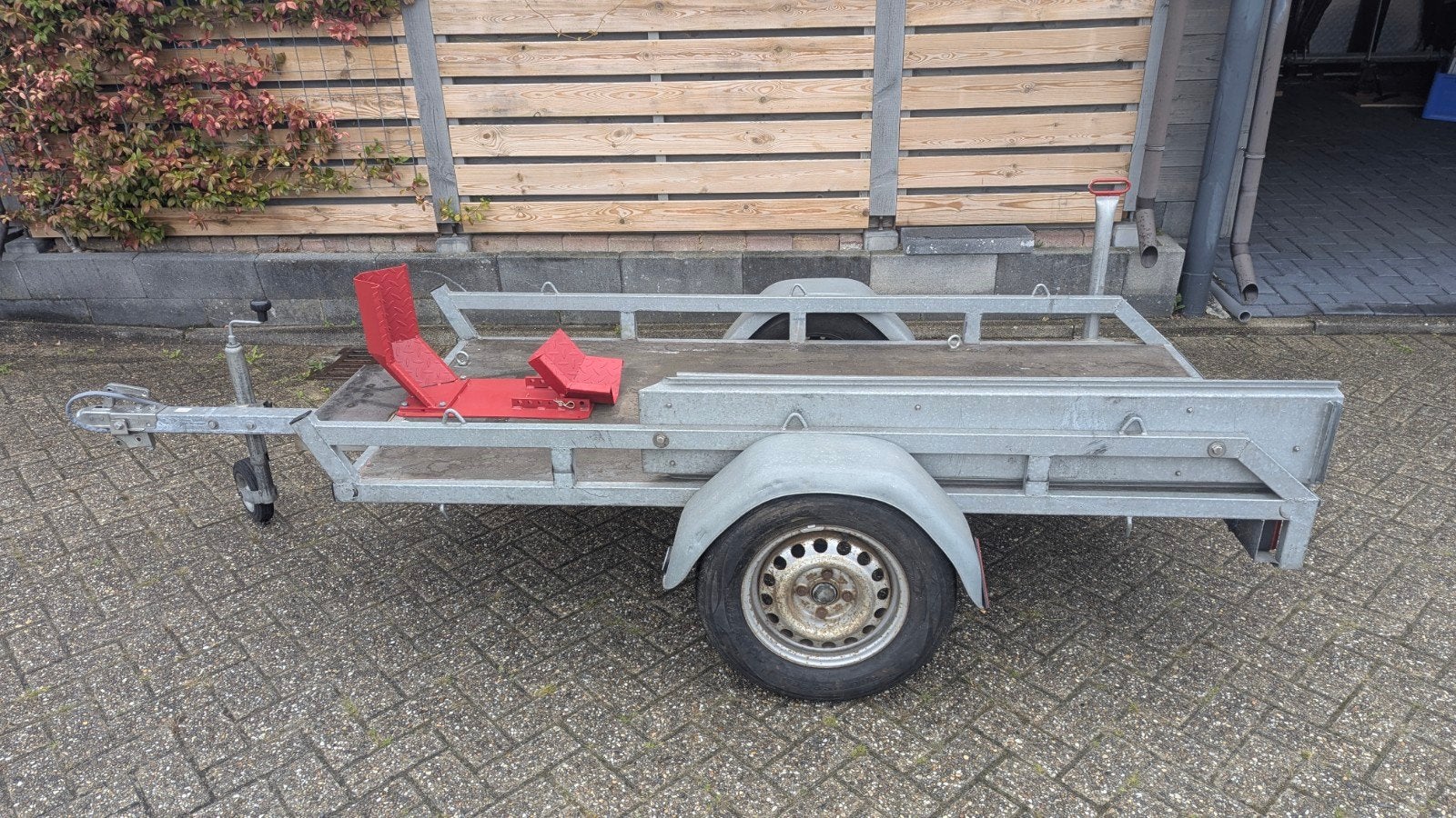 Motoraanhanger motortrailer voor 1 motor, Auto diversen, Ophalen, Gebruikt