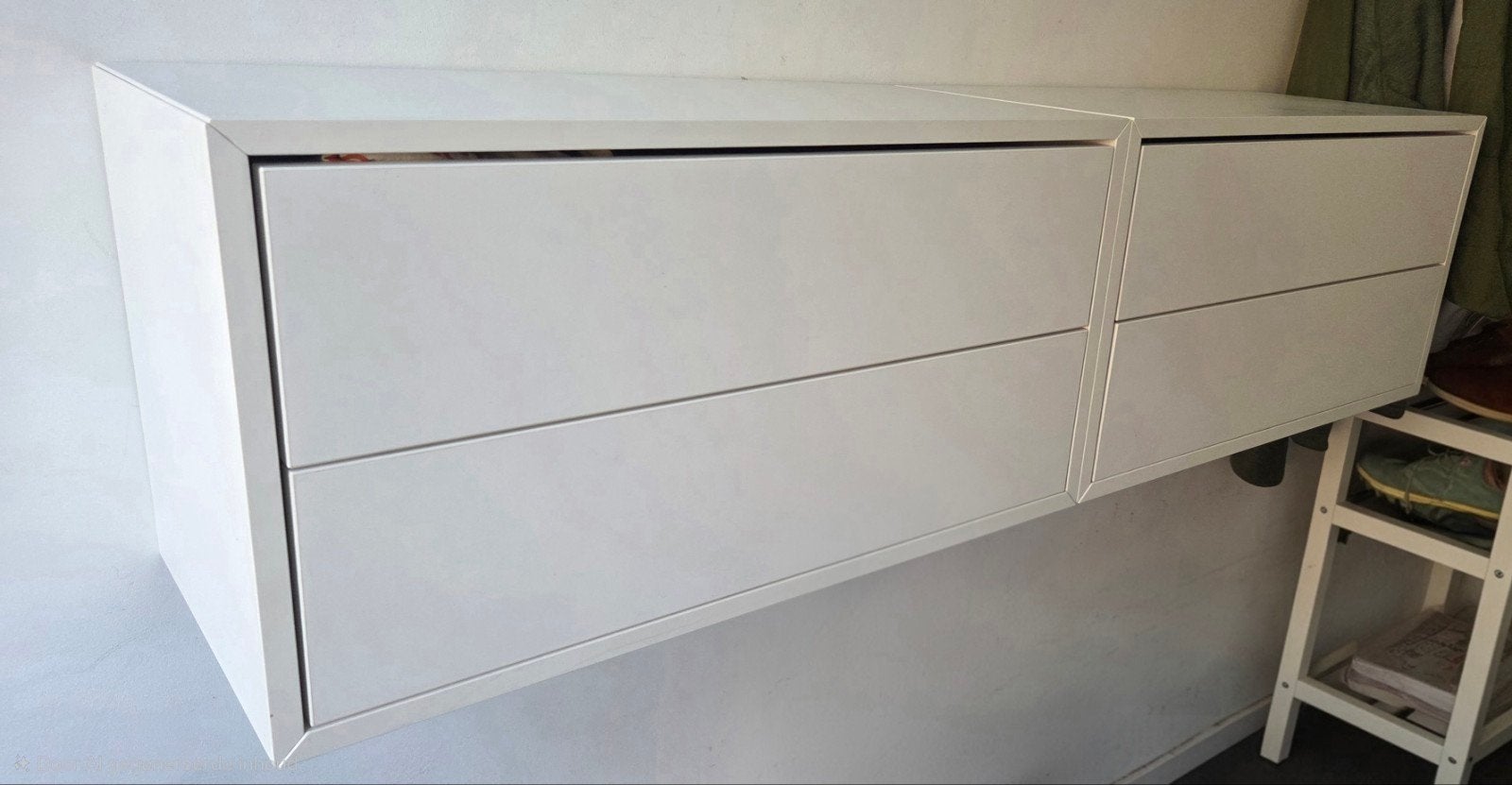 2x Ikea EKET ladekastje 68,2x30x35 met ophangsysteem, Ophalen, 1 of 2 laden, 50 tot 100 cm, Zo goed als nieuw
