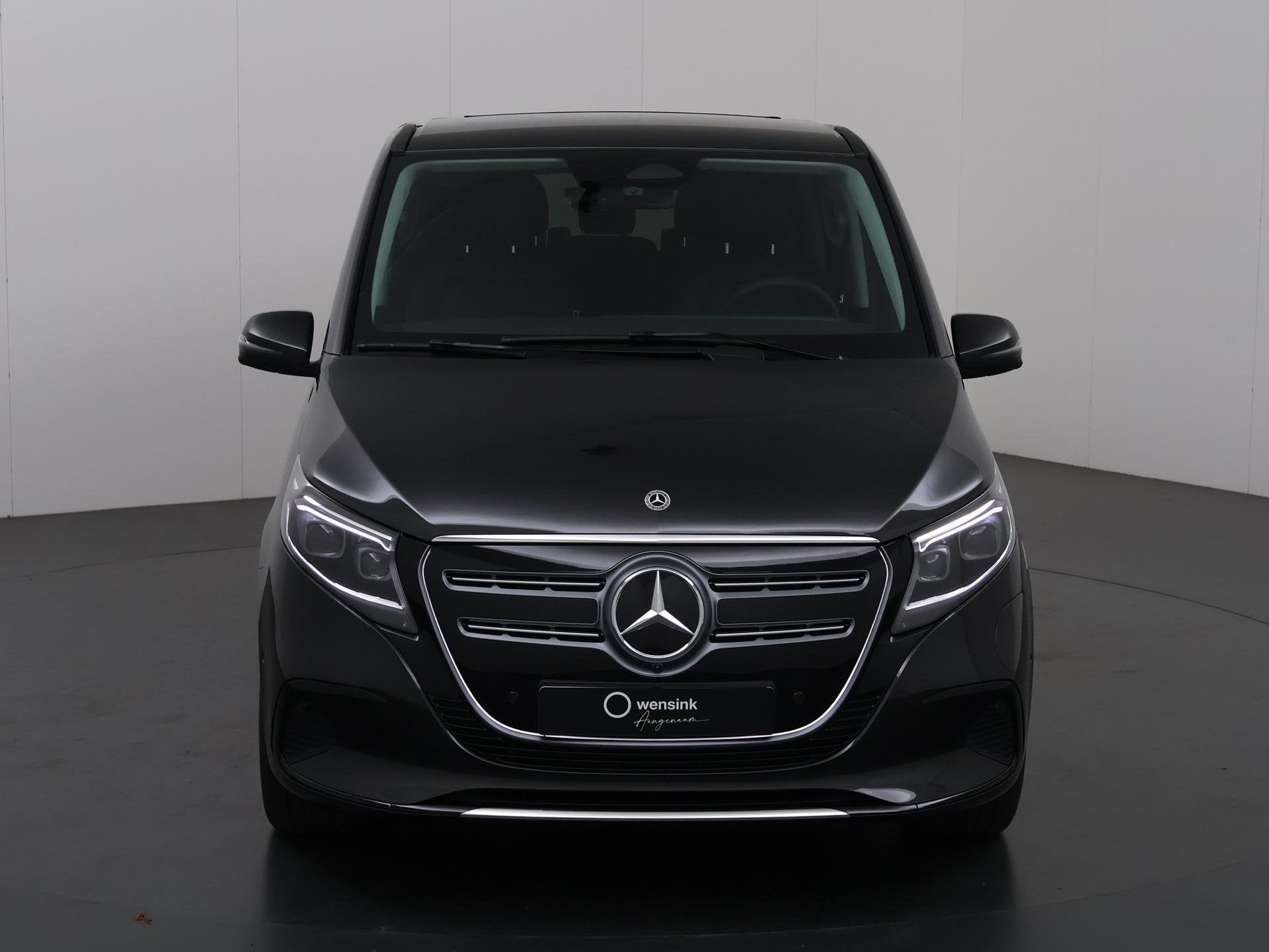 Mercedes-Benz EQV 300 L2 Avantgarde 90 kWh | Burmester | Mul, Auto's, Zwart, 7 stoelen, 90 kWh, 204 pk