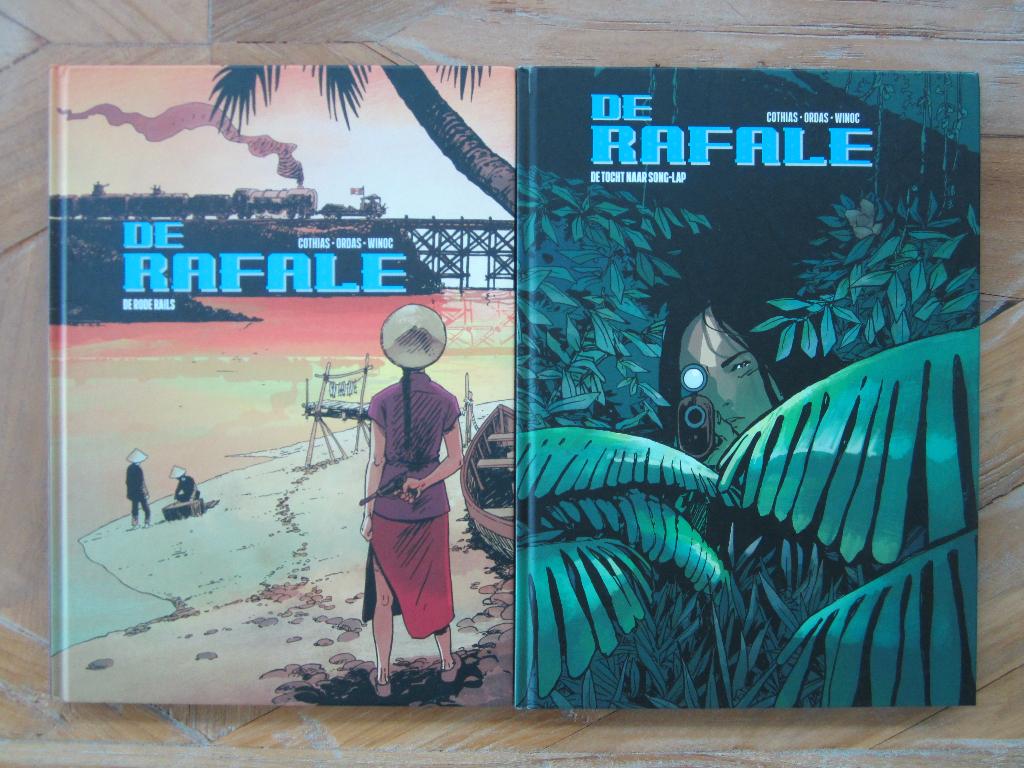 De Rafale, HC, Set deel 1 + 2, Winoc/Cothias, Vietnam, Complete serie of reeks, Ophalen of Verzenden, Zo goed als nieuw