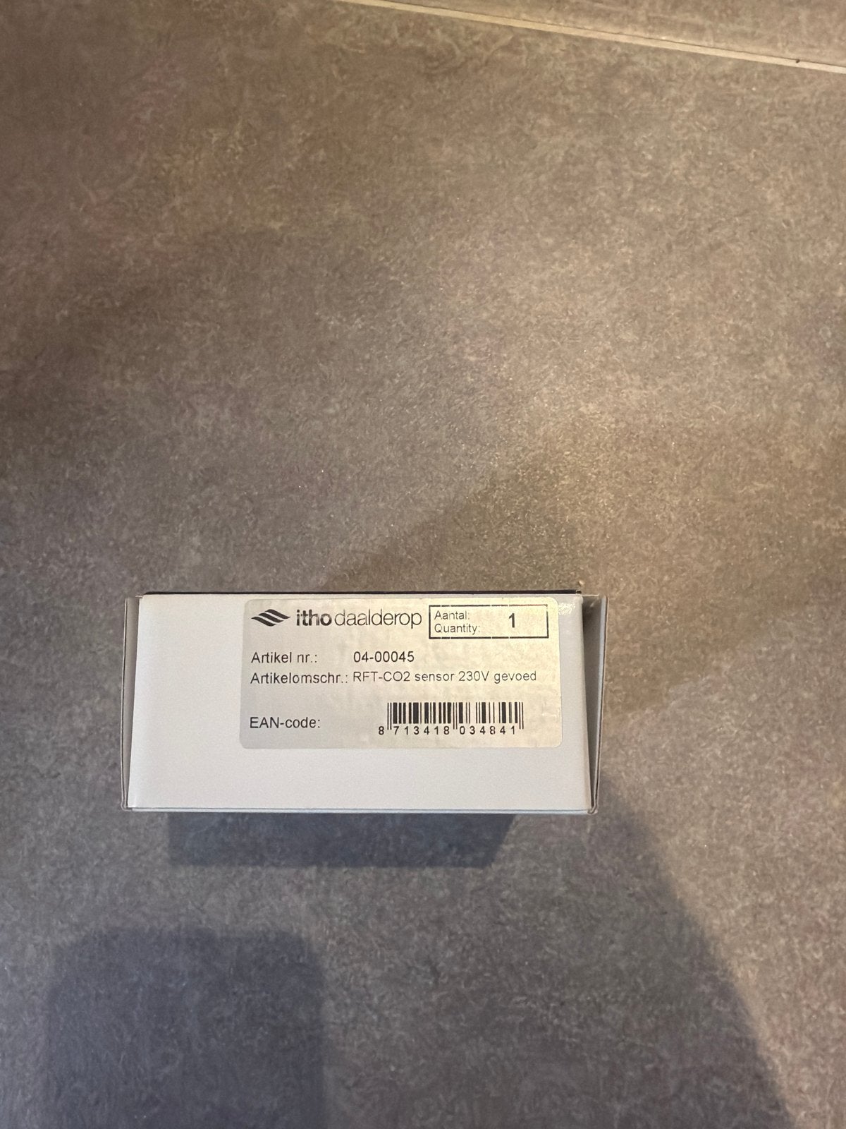 Itho Daalderop RFT-CO2 sensor 230V gevoed, Doe-het-zelf en Verbouw, Ventilatie en Afzuiging, Ophalen of Verzenden, Nieuw, Ventilator en Afzuiger