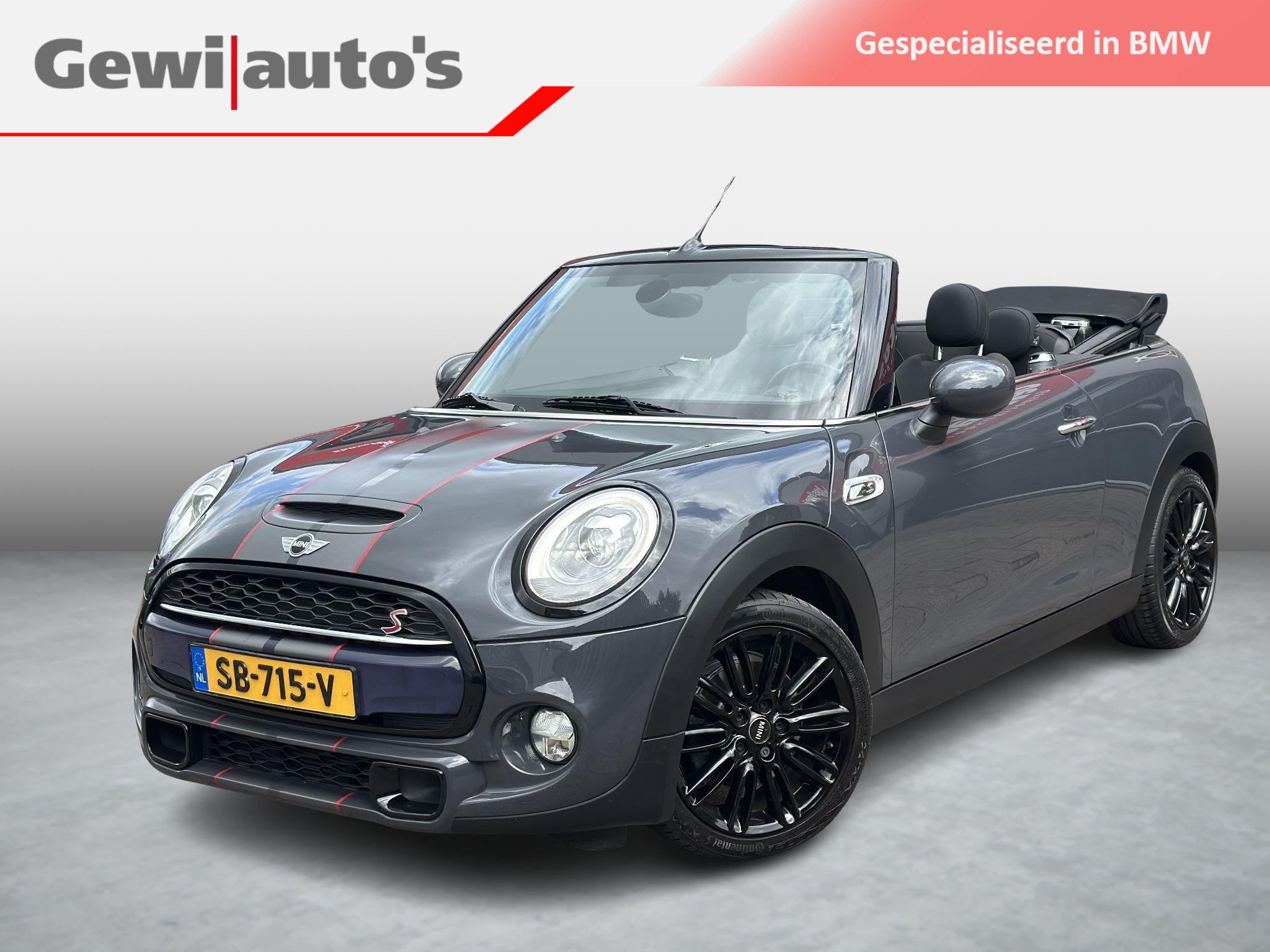 MINI Cabrio 2.0 Cooper S JCW Mini Mini Cabrio 2.0 Cooper S J, Auto's, Stof, Gebruikt, Cabriolet, 4 stoelen