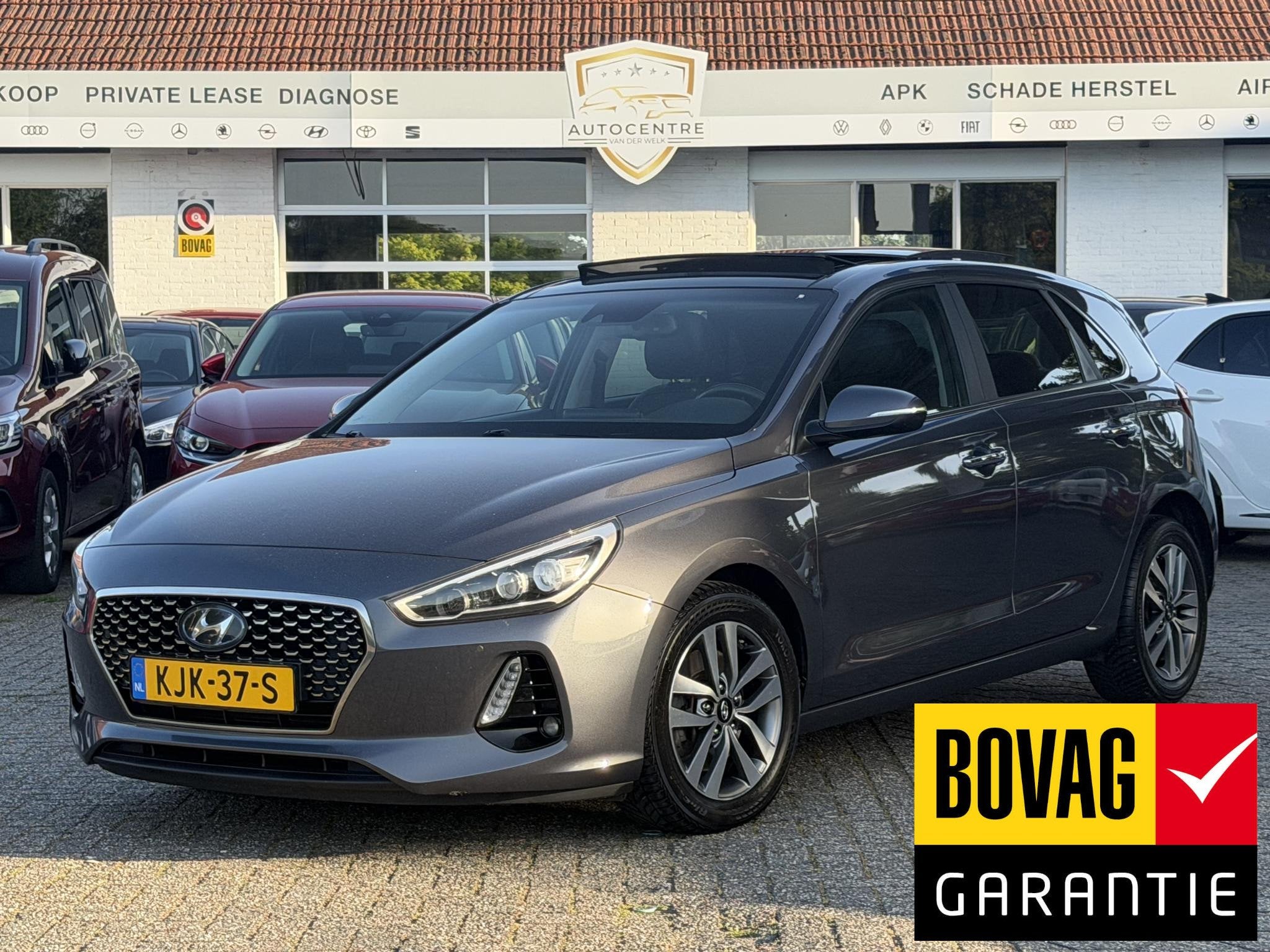 Hyundai i30 1.4 T-GDI Premium AUTOMAAT | PANO | LEER | KLIMA, Auto's, 12 maanden, Stof, Euro 6, 4 cilinders