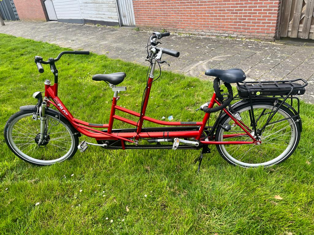Elektrische tandemfiets - CoPilot, Fietsen en Brommers, Fietsen | Tandems, Minder dan 10 versnellingen, Gebruikt, 51 tot 55 cm