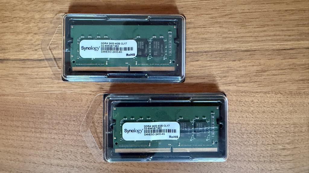 Synology RAM 2x 4GB D4NESO-2400-4G | Upgrade je NAS!, Verzenden, Server, DDR4, 8 GB