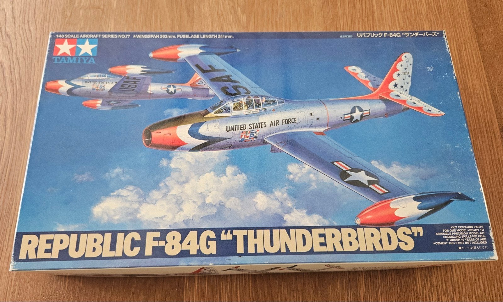 Tamiya Republic F-84G "Thunderbirds" 1/48 1:48, Hobby en Vrije tijd, Modelbouw | Vliegtuigen en Helikopters, Overige merken, Nieuw