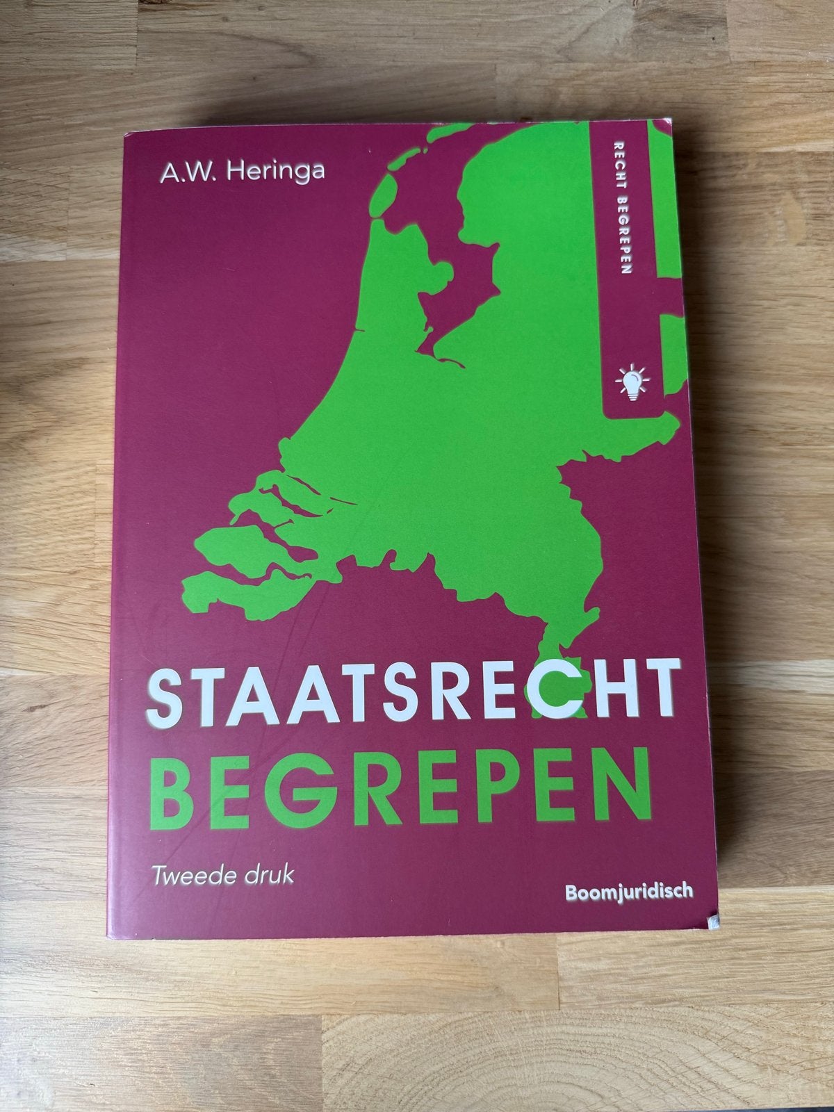 Staatsrecht Begrepen - A.W. Heringa (Tweede druk), Boeken, Ophalen of Verzenden, Gamma, Zo goed als nieuw, HBO