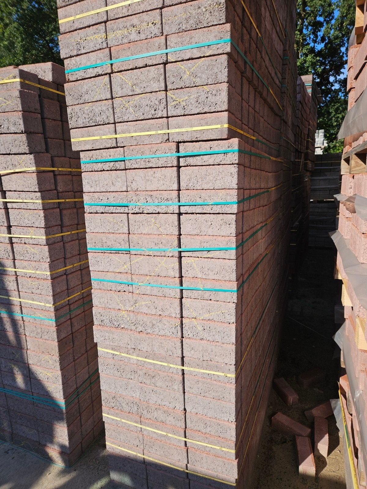 betonklinker 8cm cm brons, Ophalen of Verzenden, Nieuw, Beton, Klinkers