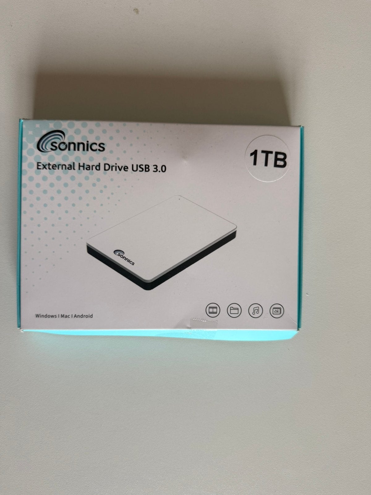 Sonnics Externe Harde Schijf 1TB USB 3.0 – getest & werkend, Ophalen of Verzenden, Zo goed als nieuw, Desktop, USB