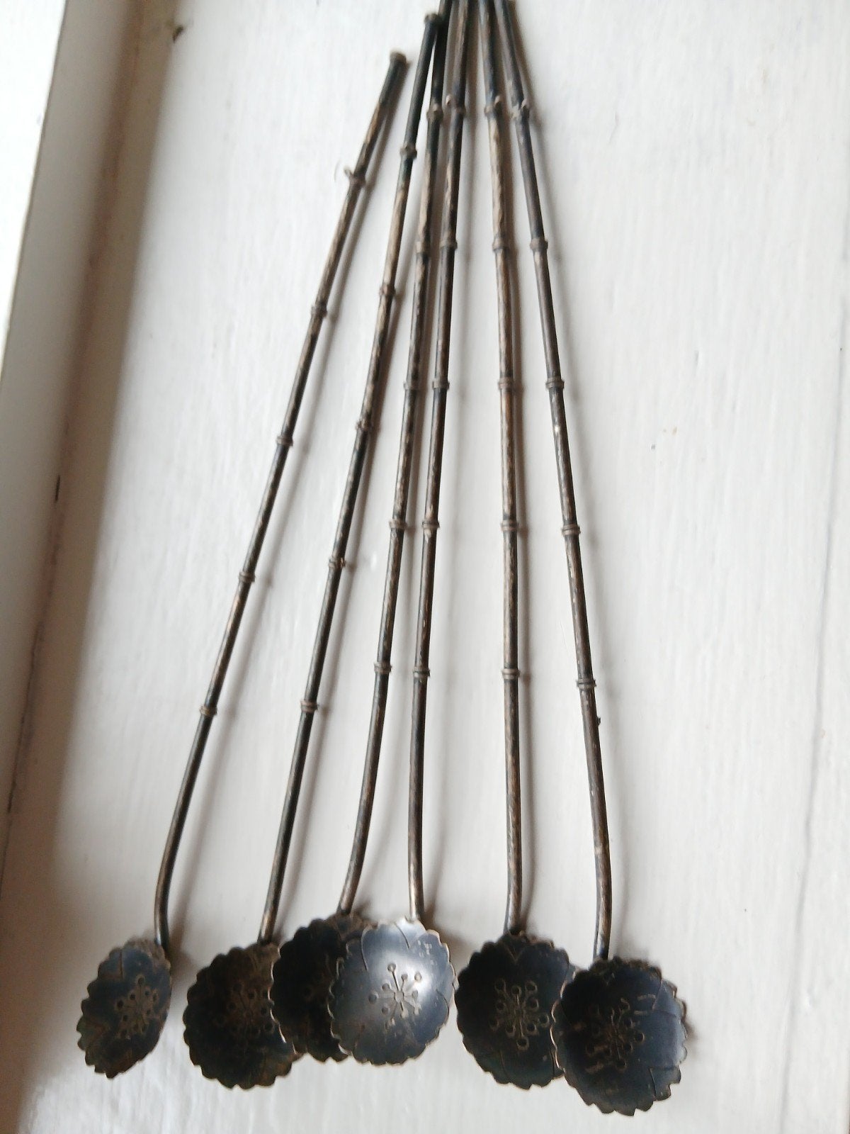 java lepels 950 sterling zilver, Antiek en Kunst, Verzenden